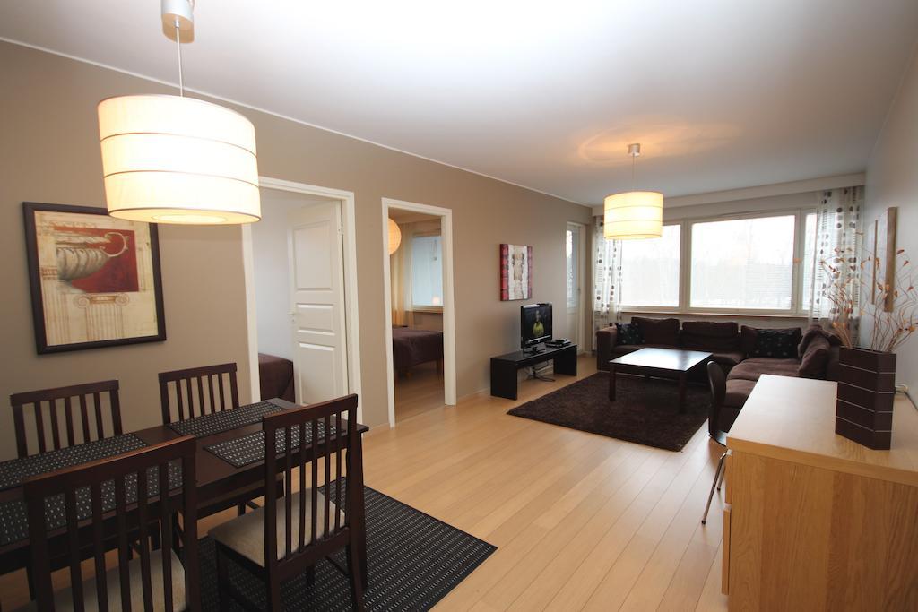 Gella Serviced Apartment Pitaejaenmaeki Helsinki Oda fotoğraf